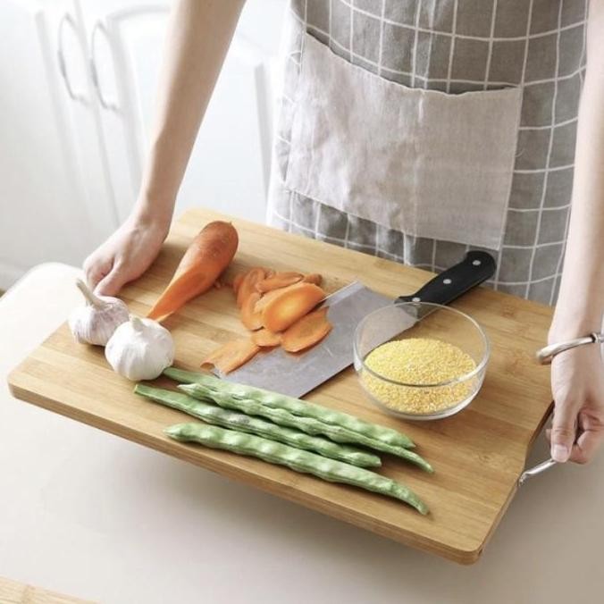 (Expert) Talenan Bambu ukuran besar / Bamboo cutting board / chopping board