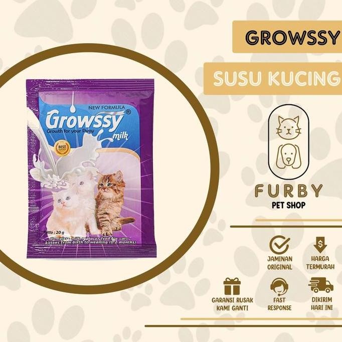 Susu Kucing Growssy / Susu Bayi Kucing Kitten Co