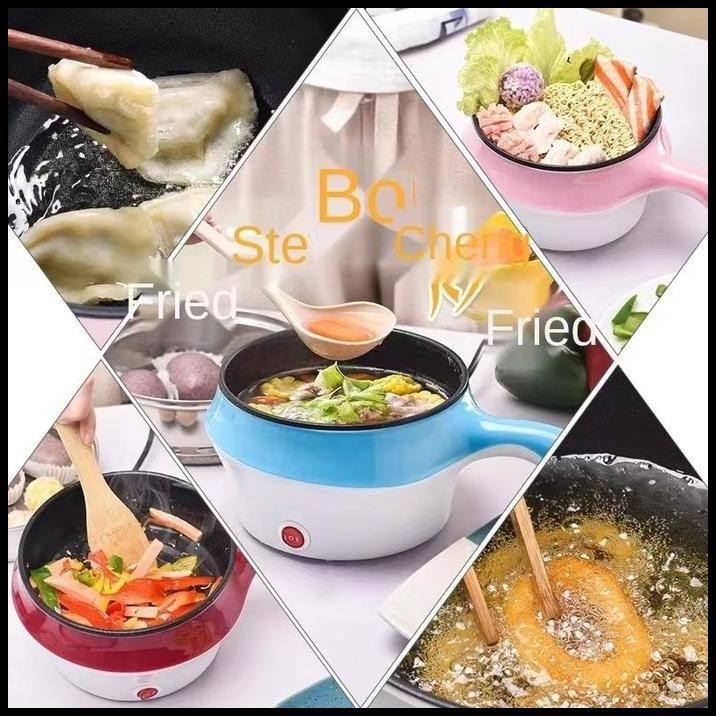 Listrik Panci Listrik Serbaguna 1.2L - Panci MultiFungsi - Panci Rebus Tumis Penggorengan Anti Lengk