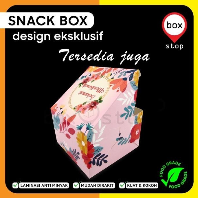 (Expert) Kotak Snack Box - Dus Katering Catering - Box Kue - 16x13.5x8 cm
