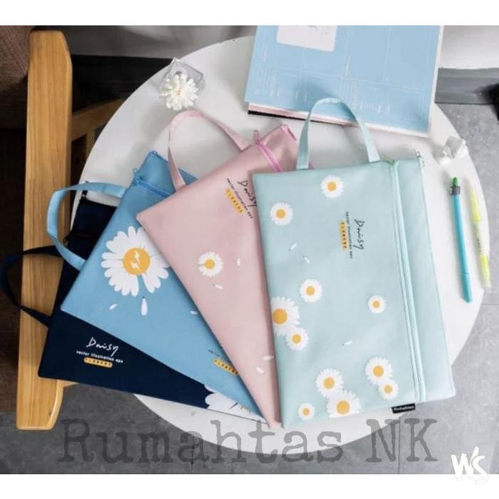 

MURAH D134 OS AMPLOP KAIN A4 TAS DOKUMEN KARAKTER DAISY POUCH FILE A4 POUCH KANTONG MAP TAS SEKOLAH MAP LES