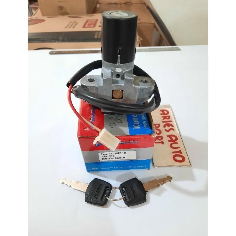 KUNCI KONTAK THUNDER 125 BERKUALITAS DAN PASTI PAS ASLI