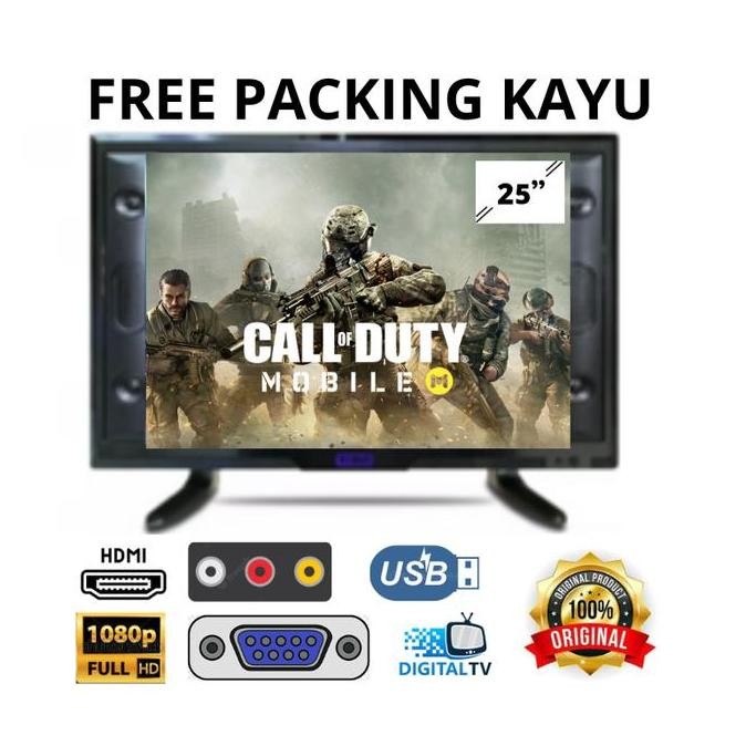 BEBAS ONGKIR - WEYON TV LED 25 inch FULL HD ORIGINAL GARANSI 1 TAHUN TV LED MONITOR