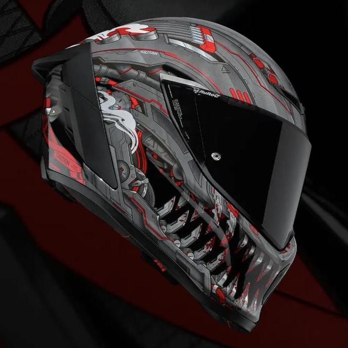 RUROC EOX BUZZSAW HELMET. Helm full face sepeda motor