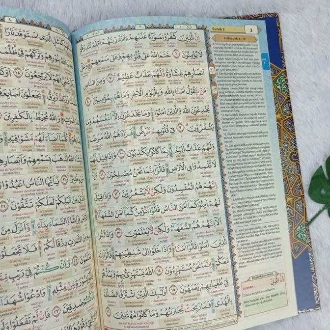 new Al-Quran Al-Madrasah Duo Latin UKURAN SEDANG A5 HC Tajwid Terjemah Tanda Waqaf Transliterasi - P