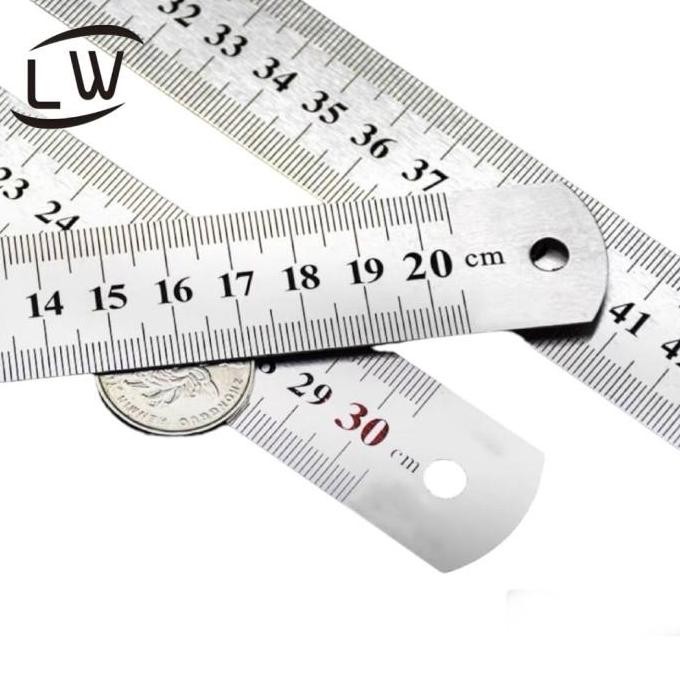 

TERMURAH - PENGGARIS STAINLESS STEEL HIGH QUALITY - 2000MM / 200 CM / 2 METER