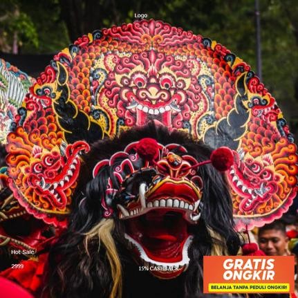 Barongan Caplokan Spon Anak Anak | Barongan Spons.Caplokan.Caplokan Anak.Caplokan Spons | Bisa Cod B