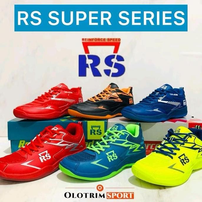 TERLARIS RS SuperSeries SS 626 627 628 629 630 631 632 633 634 640 Sepatu Badminton Super Series Ori