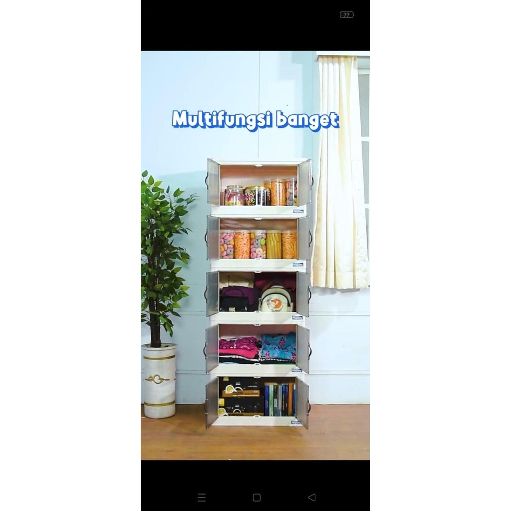 

Terlaris Folding Storage Box Plastik Multi Fungsi Napolly Polybox 146 Puma