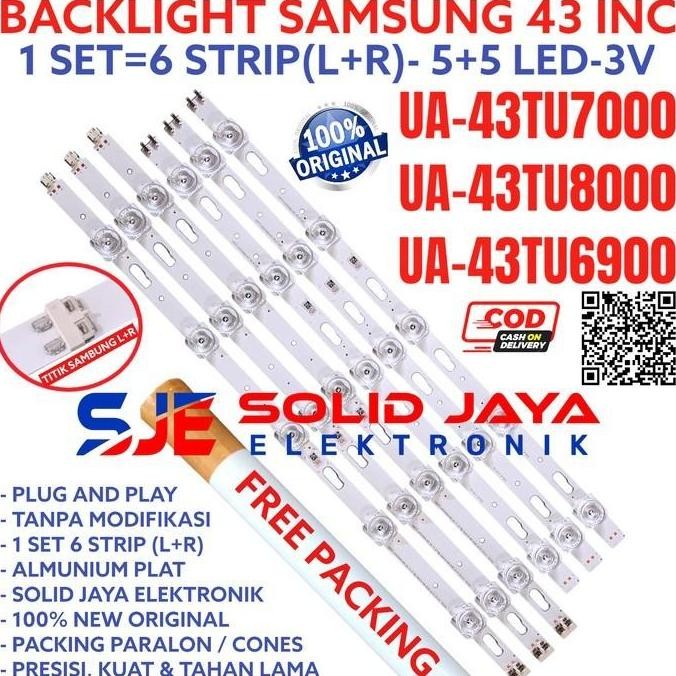 BACKLIGHT TV SAMSUNG UA43TU7000 UA43TU7000K 43TU7000 UA-43TU7000K
