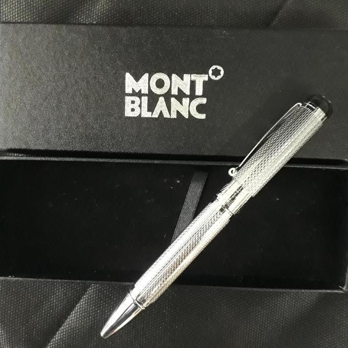 

Ballpoint Mewah Keren Pulpen Monblanc Silver Clip Exlusive