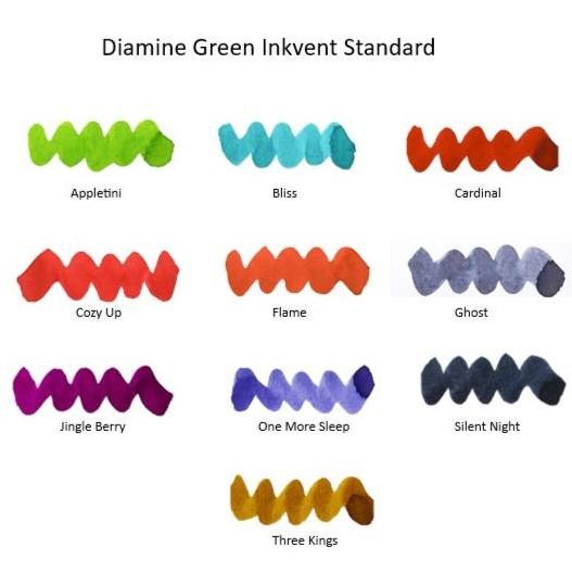 

TERMURAH - Diamine Inkvent Green Edition - Standard (50ml)