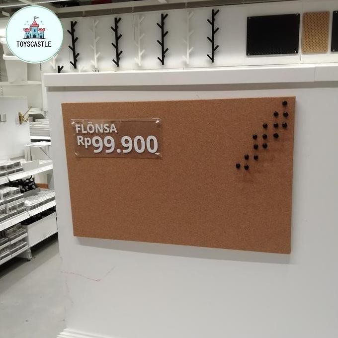 

TERMURAH - Papan memo mading papan tusuk pengumuman cork board 33x 52 cm