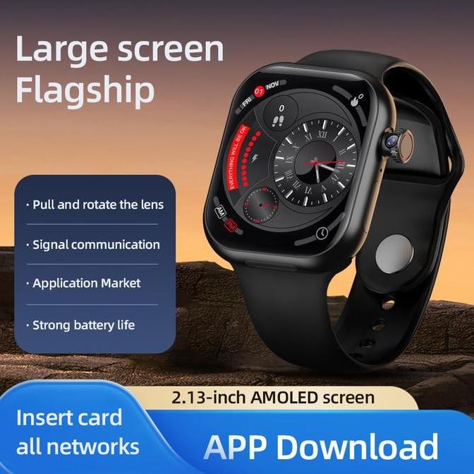 TERMURAH - ORBIT VP29 Android 4G/5G Smartwatch Built in GPS 2.29inch Amoled Screen 3GB+32GB SimCard 