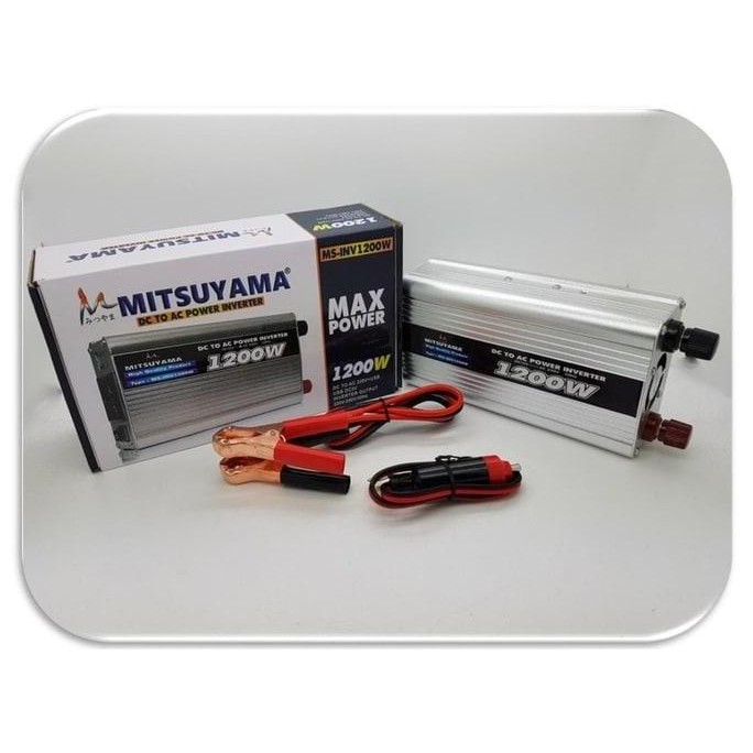 Power Inverter 1200 Watt Dc To Ac Mitsuyama Ms-Inv1200W