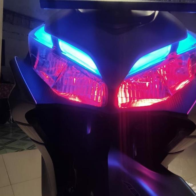 paket led alis sen running + devil eyes all new aerox155 connected
