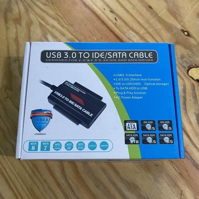 New USB 3.0 To SATA Dan IDE Support Hdd 2.5" 3.5" R Driver