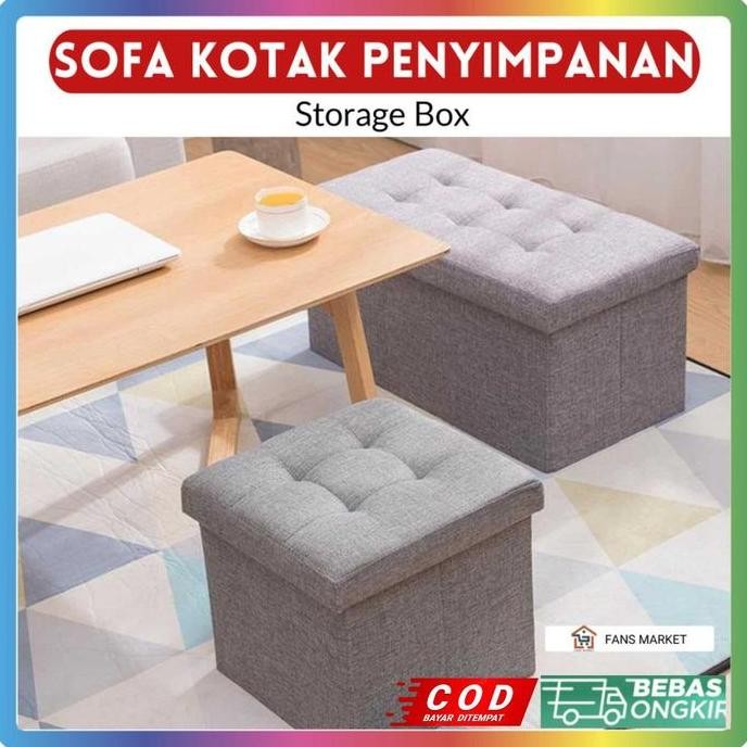 

Terlaris Storage Box Multifungsi Plus Sofa Kotak Penyimpanan Barang Serbaguna