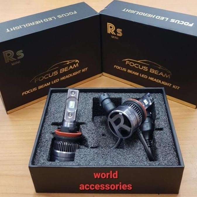 Bolam led rs mini h11, hb3, hb4, h7, h1,h4 fastbrht putih - premium