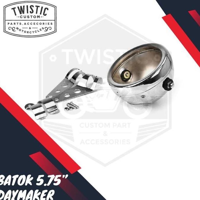 Cover Batok Housing Lampu Daymaker 5.75 inch Motor & Bracket Kupingan