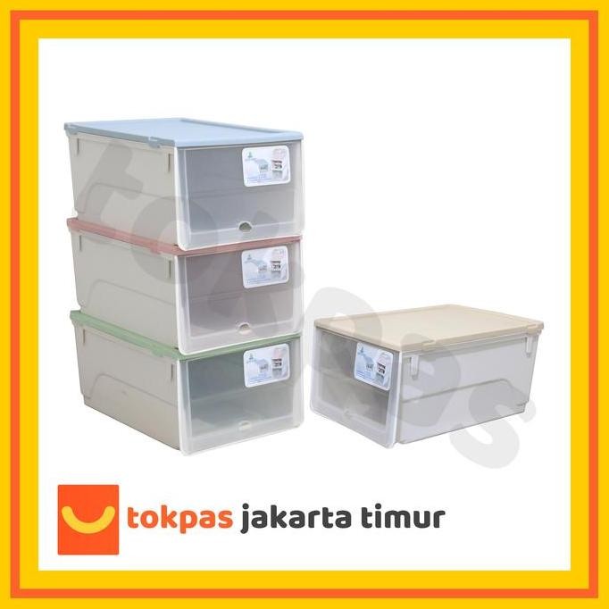 

Terlaris Kotak Penyimpanan Serbaguna Laci Plastik Osb Storage Box Olymplast Anak Biru