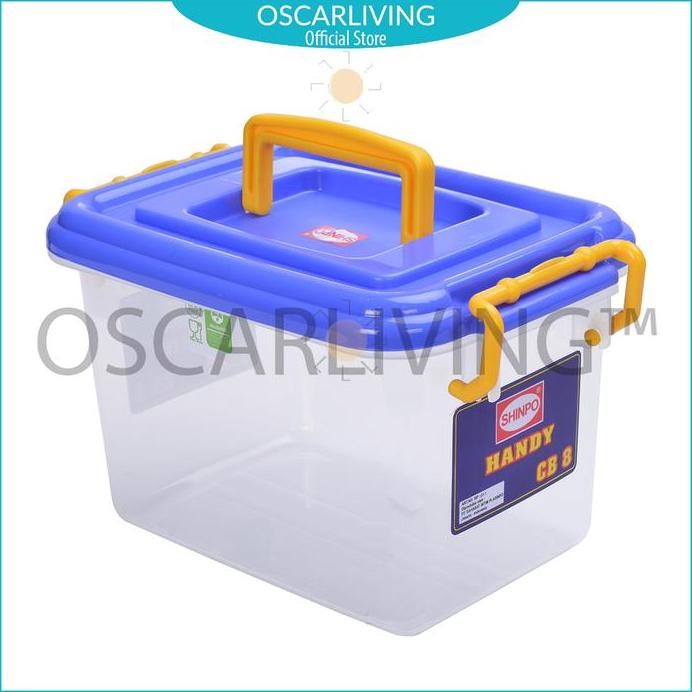

Terlaris Shinpo Container Handy Cb 8 Box 8 Liter /+ Handle Sip 133-1 Random