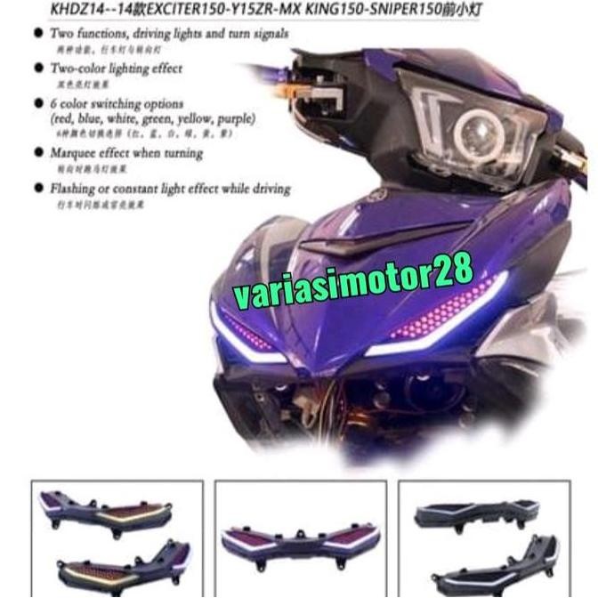 LAMPU ALIS DEPAN MX KING LED / MATA GABAN MX KING