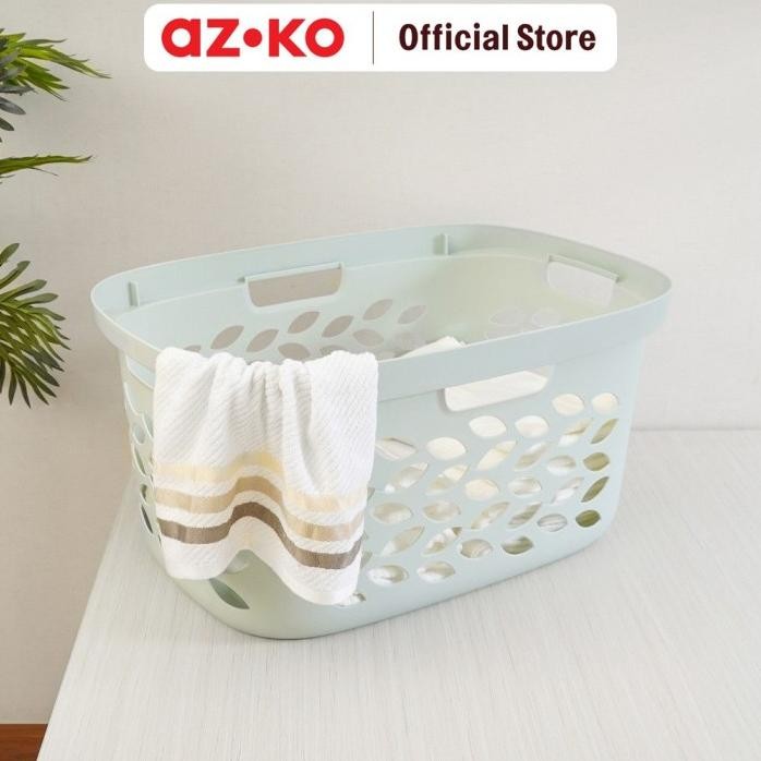 

Terlaris Azko Ezy Storage 63 Ltr Fleur Keranjang Laundry - Sage