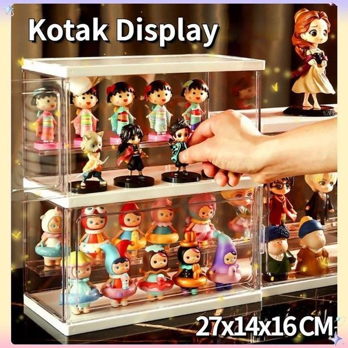 

Terlaris Kotak Display Storage Organizer Box Mika Akrilik Rak Penyimpanan Mainan Kosmetik Penyimpanan Skincare