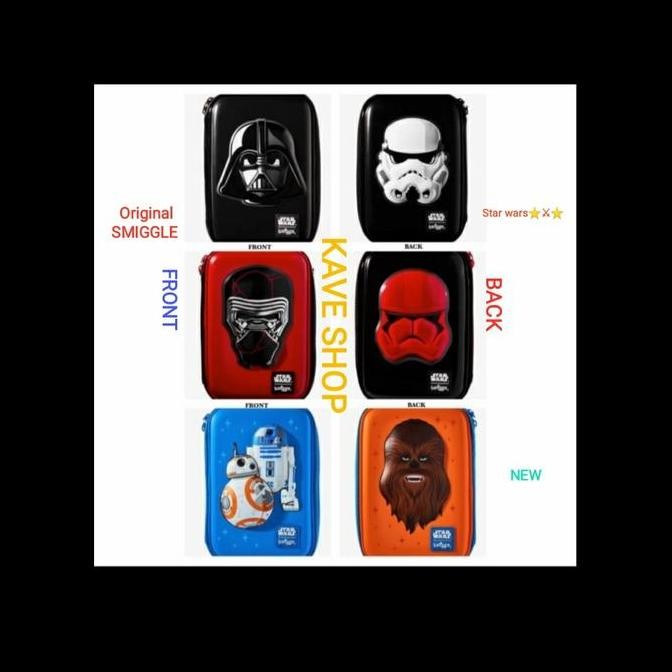 

TERMURAH - Smiggle Original : Hardtop Pencil Case Star Wars - NEW