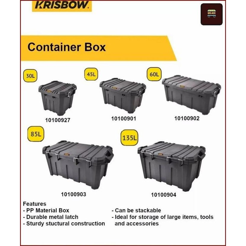 

Terlaris Krisbow Container Box Kotak Penyimpanan Plastik Lrcbb Bisa Di Tumpuk