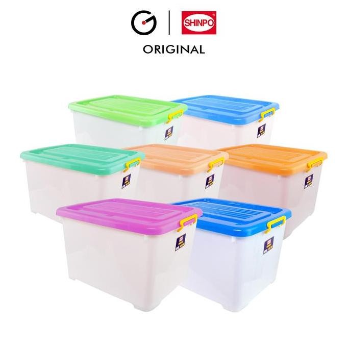 

Terlaris Shinpo Kontainer Plastik Dengan Roda Mega Container Box Kotak Penyimpanan Spo-Sip-116-Cb-130
