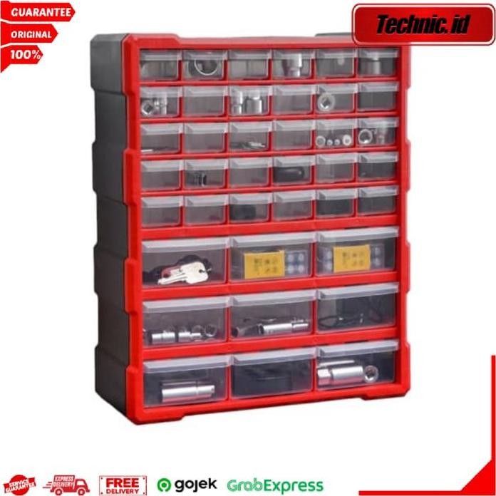 

Terlaris Krisbow Kotak Perkakas 39 Laci Storage Bin 39 Drawers Kotak Aksesoris Kotak Sparepart Tool Box Penyimpanan