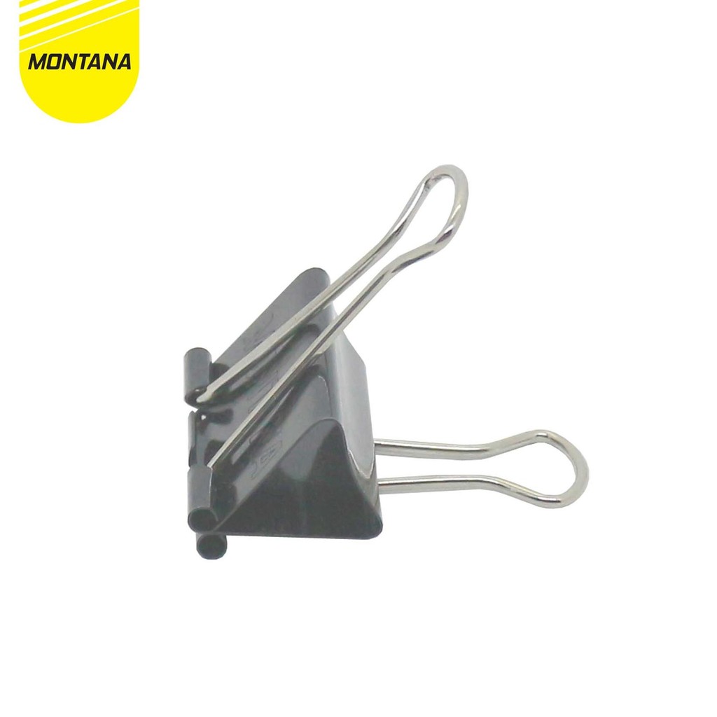 

MONTANA BINDER CLIP PENJEPIT KERTAS 41X25 MM 12 PCS PAPERCLIP KLIP SERBAGUNA MT-BC111