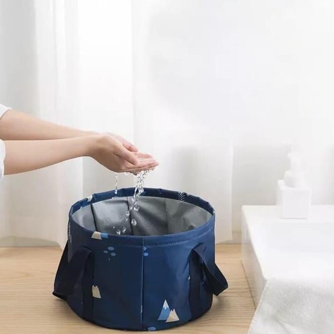 

Terlaris Folding Pattern Wash Bag Size L / Ember Lipat