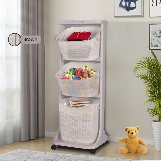 

Terlaris Rak Penyimpanan Serbaguna Flexible Troly Kuat Dan Kokoh - Anetra Box