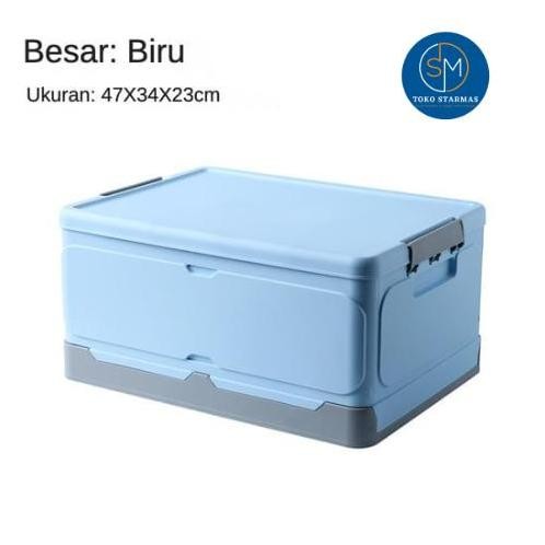 

Terlaris Kotak Lipat Kontainer Plastik Besar Big Container Storage Box Starmas Mainan Pakaian