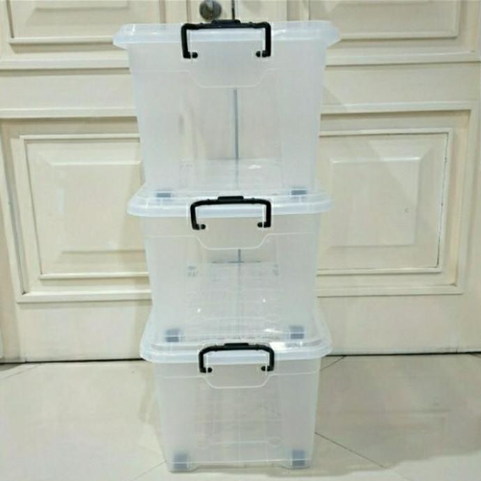 

Terlaris Storage Box Organizer 10 15 45 46 130 Liter/ Kotak Penyimpanan Baju