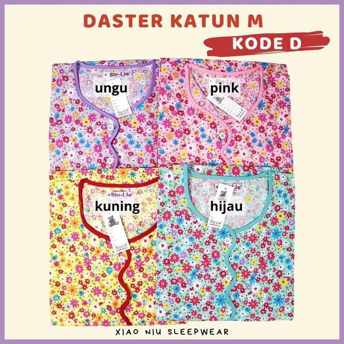 Daster Katun Busui Siu-Lie Size M / Daster Jumbo Murah