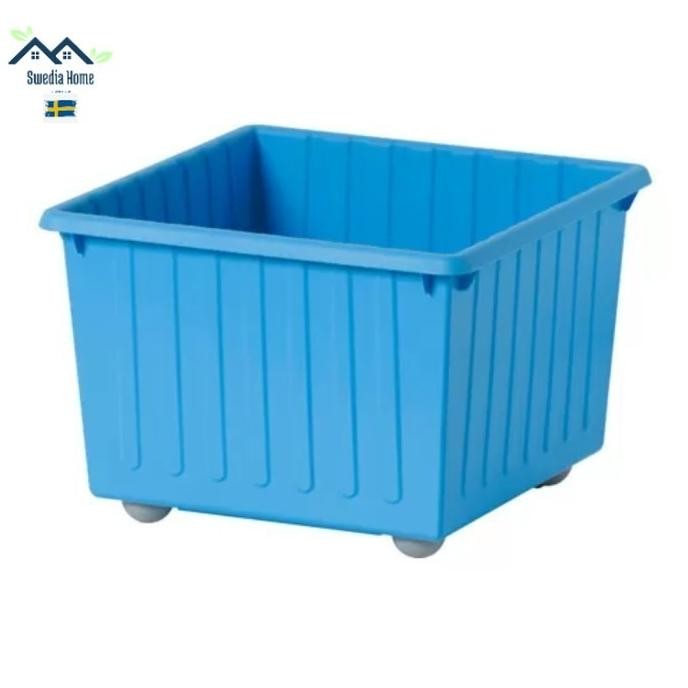 

Terlaris Kotak Penyimpanan Storage Beroda Wadah Mainan/Boneka 39X39Cm_Biru