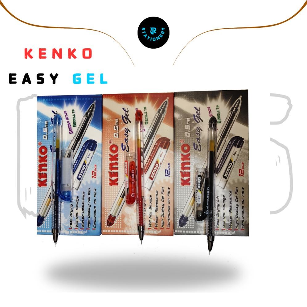 

Pulpen Pen Kenko Easy Gel 0.5 1BOX / 12 PCS