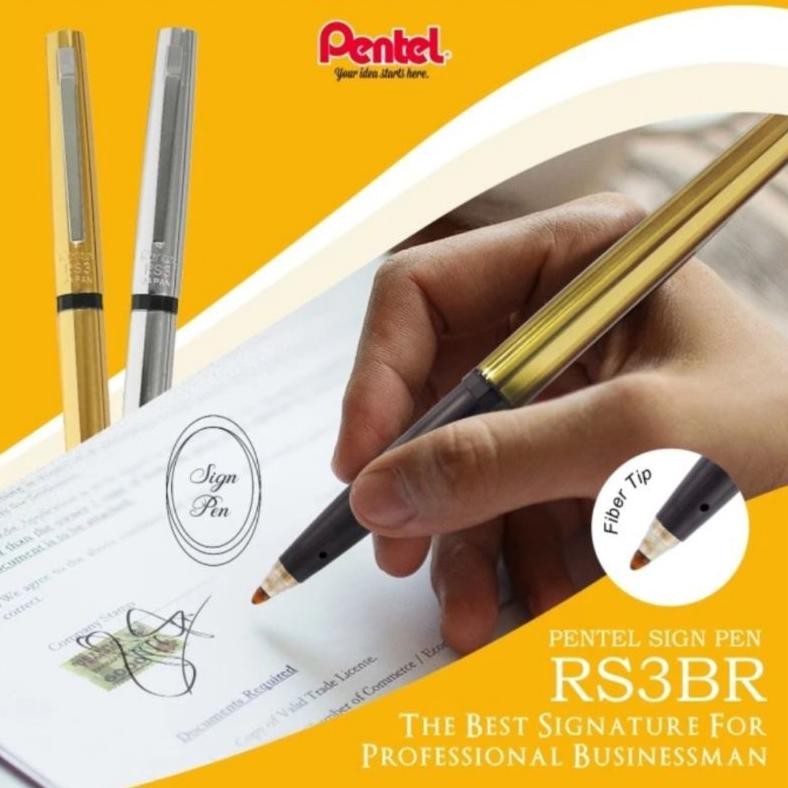 

Pulpen Pentel RS3 Rolling Writer Made In Japan / Pulpen Tanda Tangan