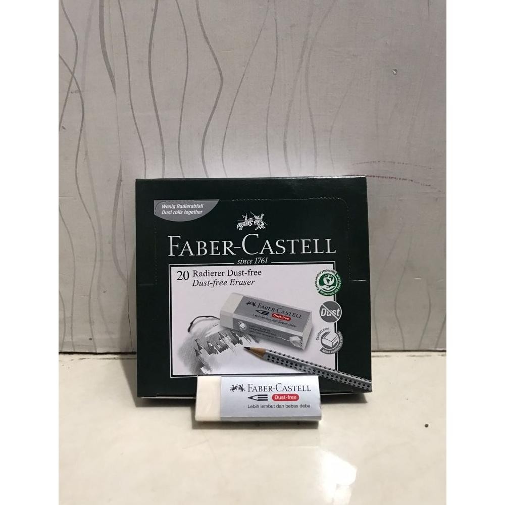 

Penghapus Faber Castell Putih Besar / Eraser Big White Faber Castell / Dust Free Eraser (1 Pack Isi 20Pcs)