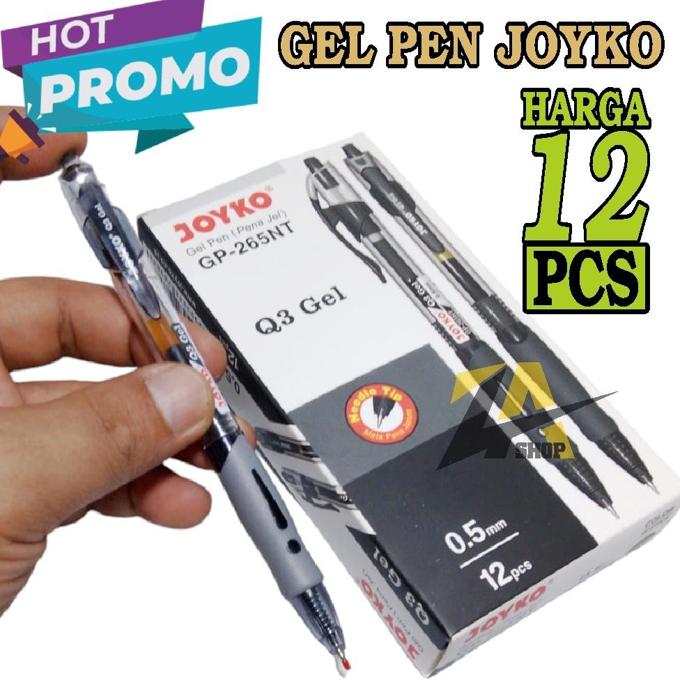 

PULPEN BOLPOIN GEL PEN JOYKO PENA JEL 0.5mm GP 265NT Harga 1 Pack isi 12 pcs