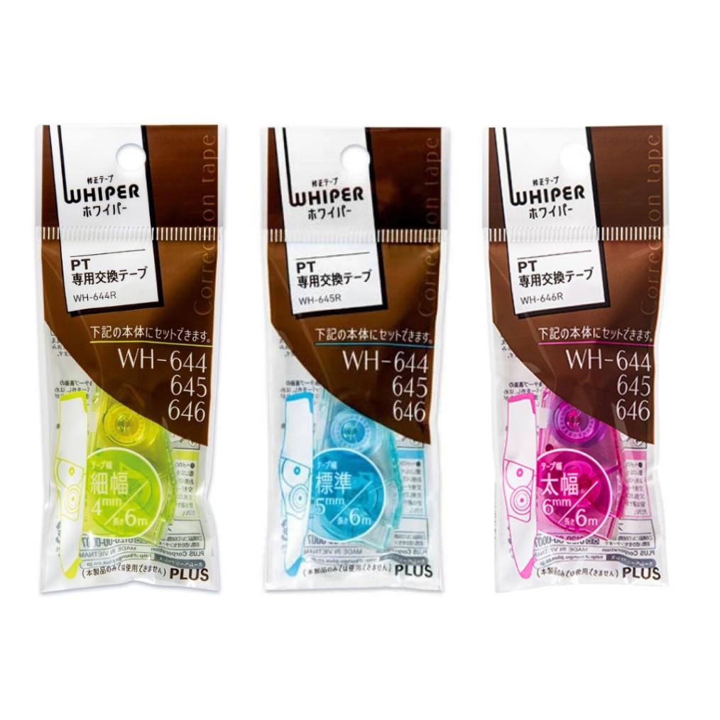 

Plus Whiper PT Refill Correction Tape Refill Tip-X Isi Ulang Pita Koreksi