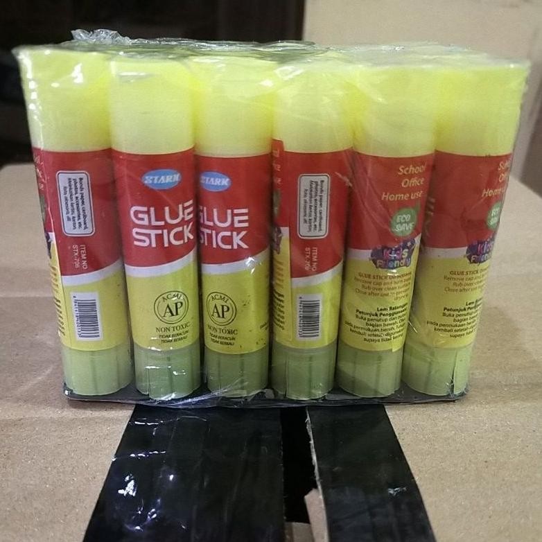 

24 buah Stark Glue Stick Non Toxic AP atau lem kertas stik AST