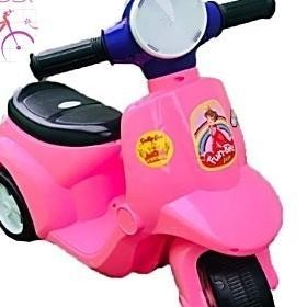 Funbike Motor Vespa Mainan Motor Tanggung Anak Tanpa Musik Musik