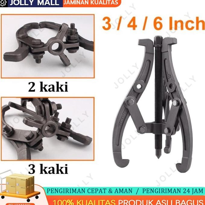 

3 "4" 6" inci Penarik Tiga Rahang Tugas Berat Kaki Alat Pelepas Bantalan Hub Penarik Roda Gigi Otomatis Segitiga Penarik Kecil Gear Puller 3 Jaw TrackerTreker 3 Kaki 3" 4" 6" In AST