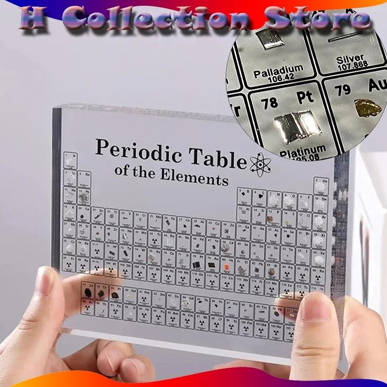 

Untuk Unsur Kimia Mengajar 83butir Periodic Table Ornamen Meja Periodik Kristal Akrilik Transparan Ornamen Teknologi Pajangan Frame-L AST