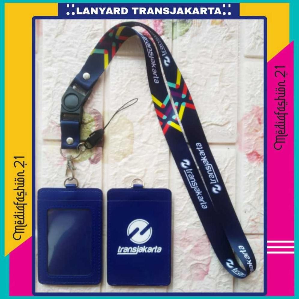 

Lanyard Tali Gantungan ID Card TRANSJAKARTA Free Strap Gantungan HP/Flashdisk AST
